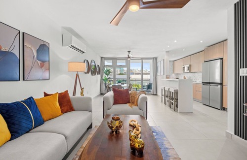 Isla Verde Apartment | Stunning New 3/2 Condo, near Beach & SJ Airport. 2 Pools, WiFi, AC