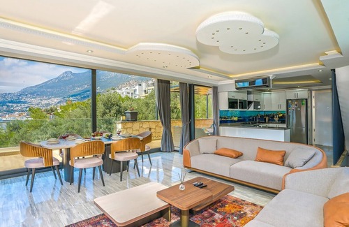 Kalkan Villa | Stunning Villa for 8, 80m from the Sea, Outdoor and indoor Pools, Superb Views