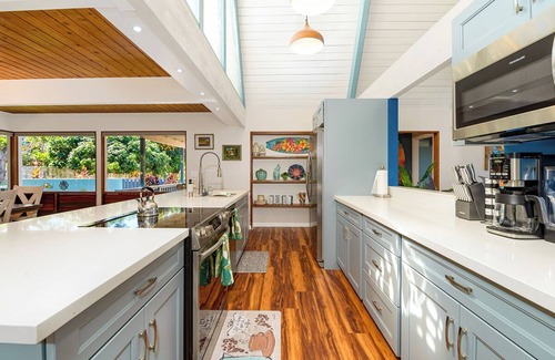 Kahaluu-Keauhou House | STVR Home-Hawaiian Living Oasis 4Bed/4Bath/Sleep 12/AC/Pool Coming soon