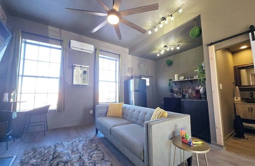Petersburg Apartment | Stylish Pet-Friendly 1BR Studio with fenced in back yard, private parking, WIFI