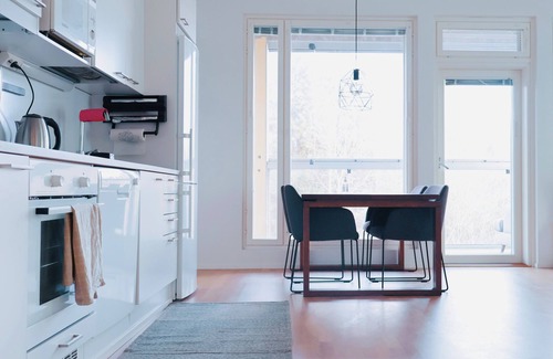 Espoo Apartment | Stylish & Quiet Espoo Retreat with Sauna and Parking