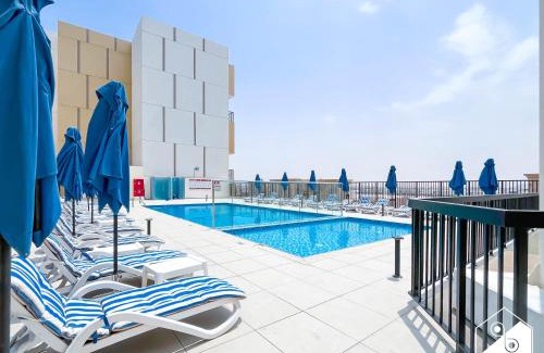 Al Hamra Village Apartment | Stylish RAK Studio l Balcony, Pool & Fitness