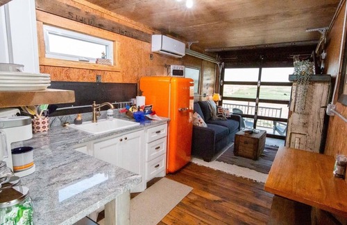 Canyon House | Stylishly Renovated Train car near Palo Duro Canyon and WTAMU. Sunsets for miles