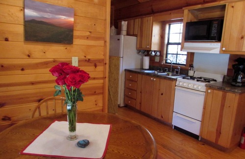 Hot Springs Cabin | Sundance Pet friendly log cabin with hot tub wifi gas grill waterfall hiking