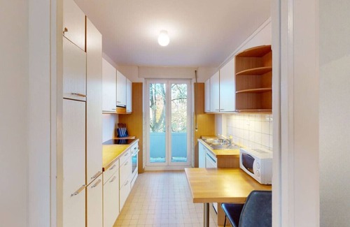 Hottingen Apartment | Sunny and quiet 1BR flat city center (Parkview 5)