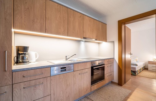 Vandans Apartment | Sunny apartment with ski storage