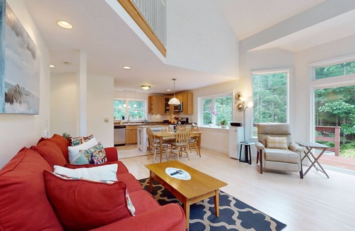 Bayville House | Sunny coastal retreat with deck, grill, beach, dock, & ocean access