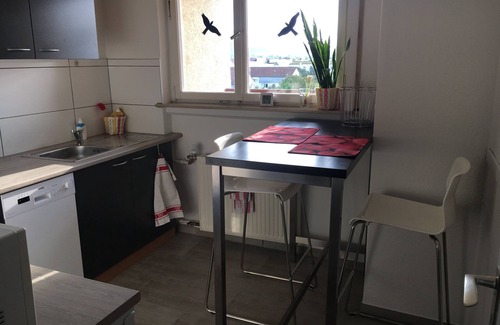 Fasanenhof Condo | Sunny penthouse, VERY good location, airport/trade fair with S-Bahn only 2 stops