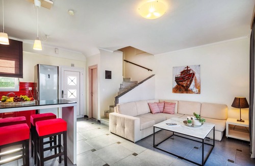 Pallini Villa | Sunny Villa, luxury, heated pool, excellence