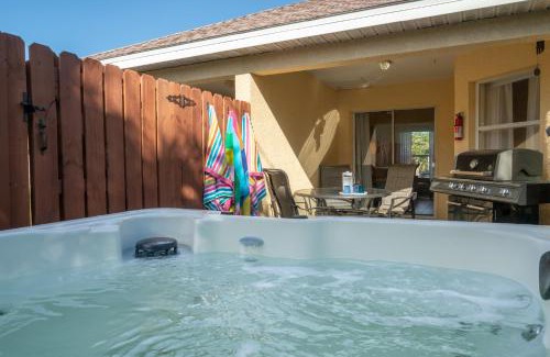 Indialantic House | Sunset Serenity - 3BR Beach Townhome with outdoor patio - NEW HOT TUB, Steps to Ocean Fun!