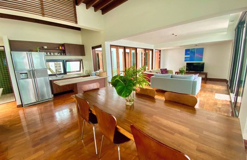 Rayong Villa | Superb 4 bedroom villa on the beach with a private swimming pool .