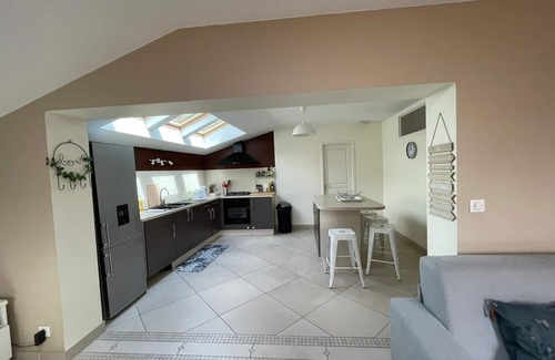 Tain-l'Hermitage Apartment | Superbe Appartement Avec 2 Chambre - 9 Personnes - Parking Privé