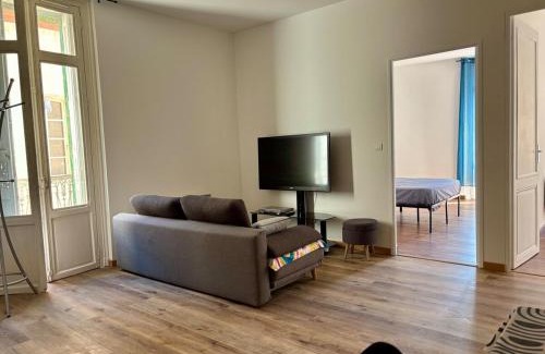 Les Platanes Apartment | T3 rénové climatisé Centre historique de Perpignan quartier Castillet