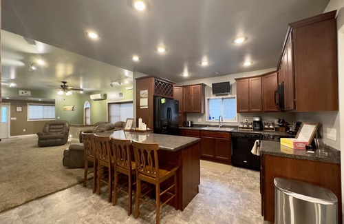 Webster House | Tails Up Retreat! Modern home minutes from world class hunting and fishing