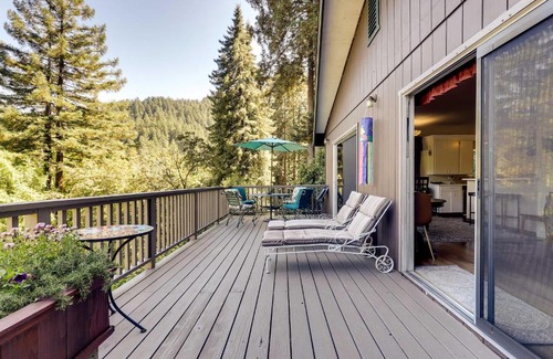 Monte Rio House | Tasteful Home with Stunning River and Valley View