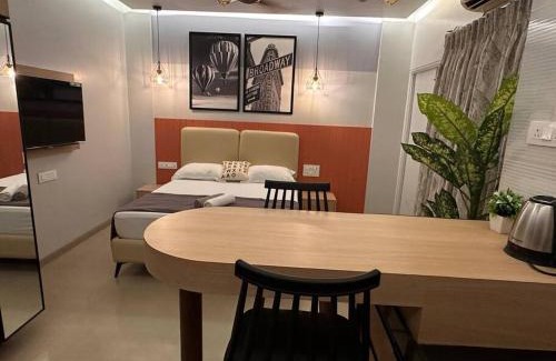 Mundhwa Apartment | Terra Private Studio with Balcony WiFi Ac Smart TV Kitchenette Washing Machine