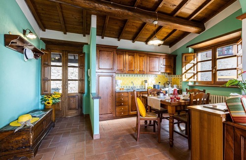 Pescaglia Apartment | Terrific view up on the winding road . Silence and relax