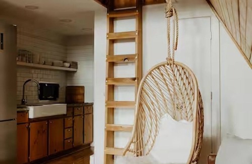 Saint Mary's Cabin | The Alpine Aframe - Cozy Cabin with Barrel Sauna