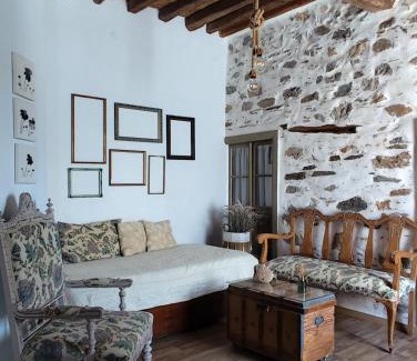 Ano Siros Apartment | The Balcony of Bougainvillea!