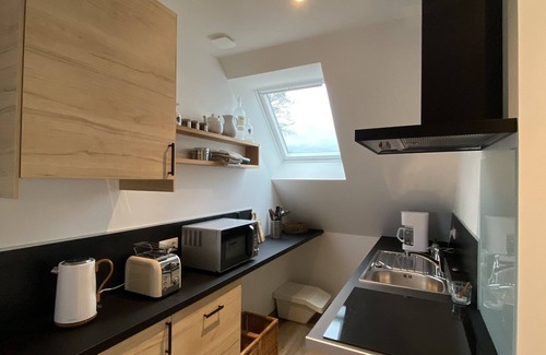 Reville Apartment | The bookstore, beachfront house facing Tatihou island, feet in the water !