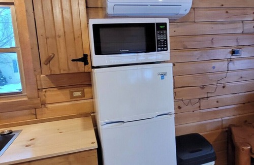 Hankinson Cabin | The Cabin at Lake Elsie, a 2-bedroom log cabin with AC near Hankinson, ND