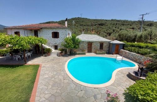 Koropi Villa | The Cocoon and olives Hut