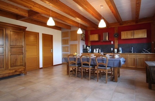 Tence Ski Chalet | The Crouzillac Chalet with a panorama of the Sucs du Velay
