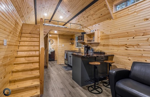 Bentonville House | The Drop Inn: Trailside Tiny Home in the Heart of Bentonville