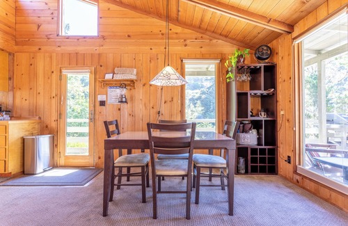 Jenner Cabin | The Haven in Jenner ~ Private, Pet Friendly Sonoma Coast Cabin w/Hot-Tub & Yard