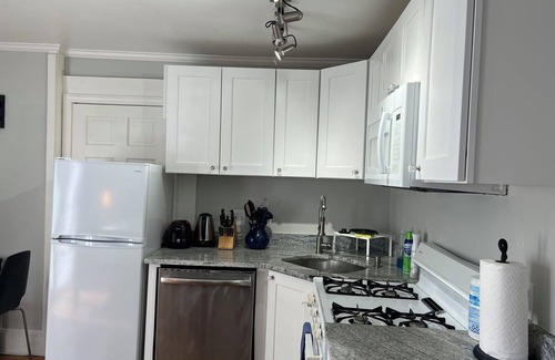 Central Square Apartment | The heart Cambridge/Boston Studio private yard free permit parking 1#