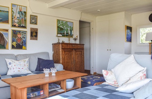 Balsta House | The house is last on the road with a few neighbors on one side and fields on the other.