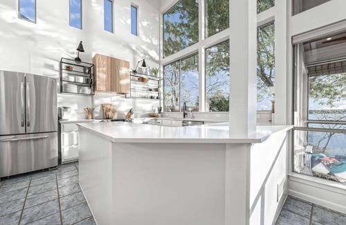 Belton House | The Lux at Lake Belton Modern Lake Access Home