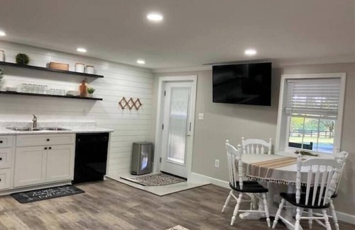 Abbeville Apartment | The Parlor Two~ Renovated milking Parlor on a working farm with cows and horses~