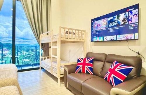 Taman Charming Apartment | The Podium-Studio-Free 1 Parking-6 Pax-D323B