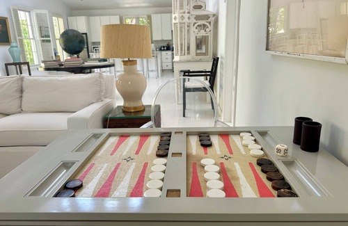 Dunmore Town Cottage | Theatrical retreat set just above Harbour Island's Pink Sand Beach, bold design meets island calm