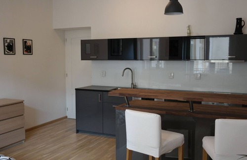 Andel Apartment | This place is a little bit special as you can see.