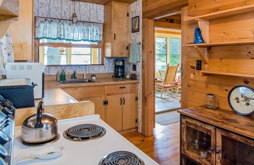Smithfield Cottage | Timeless Lakefront Cottage with private dock- East Pond Belgrade Lakes Region