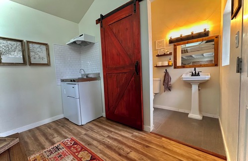 Julian Cottage | Tiny Farmhouse Cottage with Loft - Drift Asleep by Stargazing through Skylight