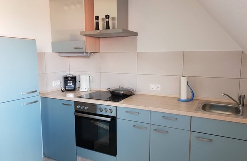Monheim Apartment | Trade fair CGN/DUS DG studio apartment for 1-4 persons, can be extended by renting out