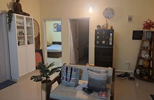 Murgesh Pallya Apartment | Tranquil 1 bedroom in an apartment with WiFi in Bengaluru.