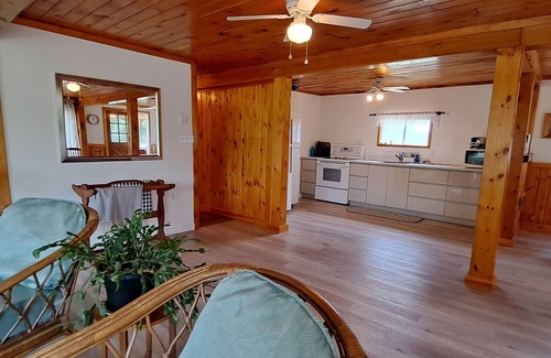 Ryerson Cottage | Tranquil, airy cottage just steps from the river with miles of boating fun!