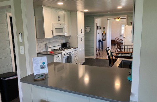 Milford Cottage | Tranquil Beach Cottage directly across from beach access-Pets & Children Welcome