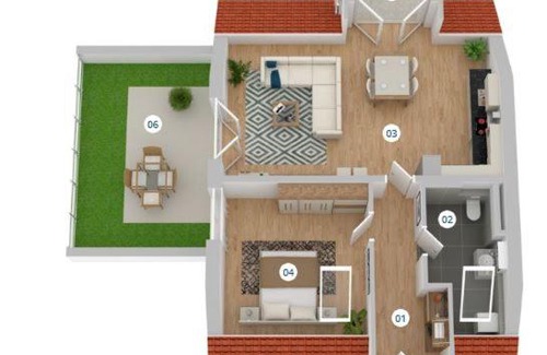Soyen Apartment | Traumhafte neue Dachterrassenwohnung am Soyener See