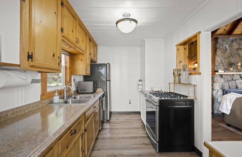 Brockway House | Treehouse Tahoe Cabin | Cozy 1-Bed Retreat with Hot Tub, Fireplace & Pet-Friendl