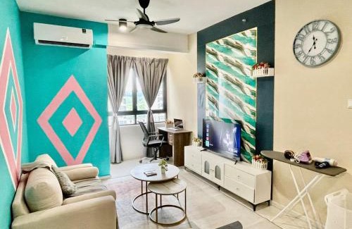 Kuala Pilah District Apartment | Tropical Home1BedRoomHorizonSuitesSunsuriaCitySepang KLIAWi-lFiNetflixFree Parking