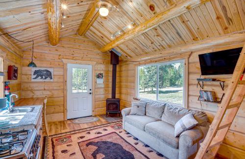 Trout Creek Apartment | Trout Creek Tiny House with Mtn Views and Fireplace