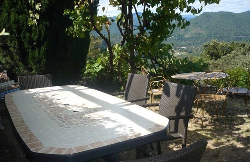 Mialet House | Typical Cevennes house for people with mountain view