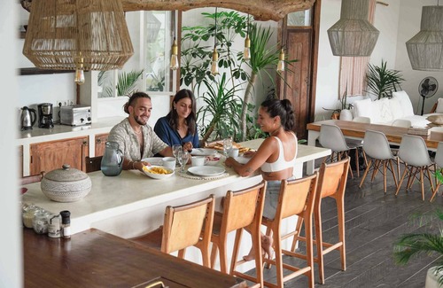 Umalas Villa | Umalas 5BR Bohemian Escape Rice Fields + Yoga & Spa w/12min To Beach