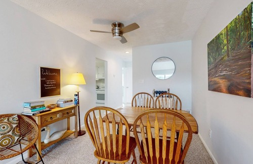 Hickory Condo | Unique lakefront condo with lovely views, dock, kayaks, & W/D - dog-friendly