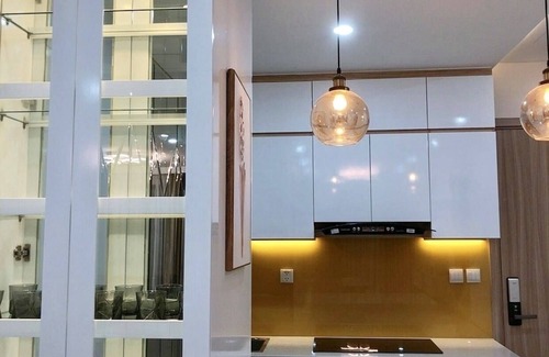 District 10 Apartment | Uphoenix Home- Warm 2BR Apartment at HaDo Centrosa Garden with city view